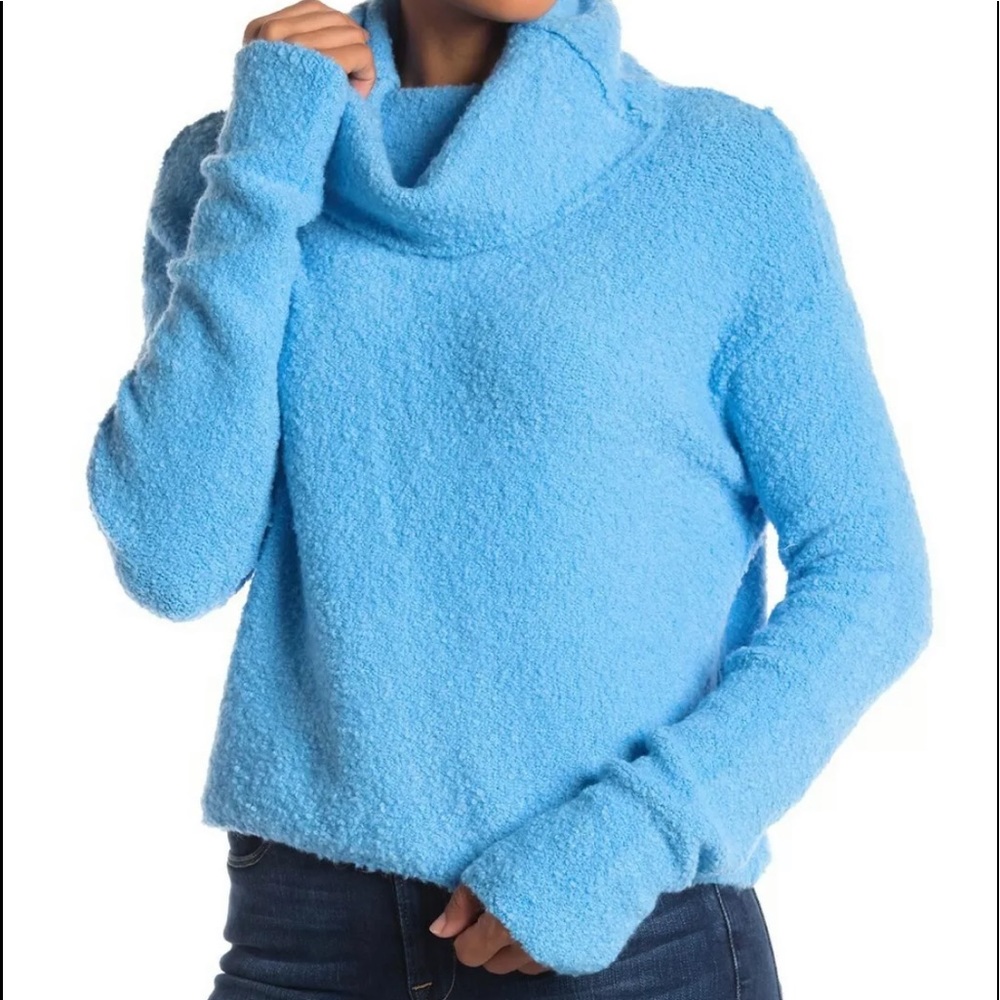 ⭐️Free People Stormy Pullover Sweater Cowl Alpaca